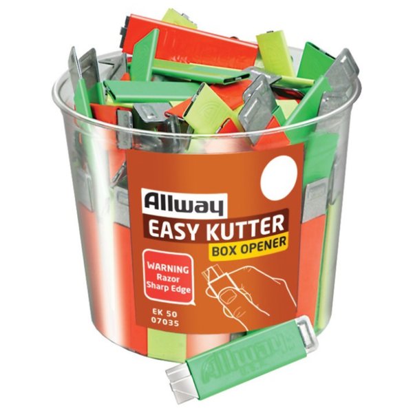 Allway Easy Kutter 5.9 in. Sliding Box Cutter Assorted , 50PK EK50